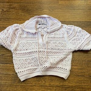 Zara knit short sleeve shirt